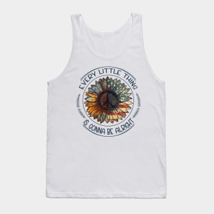 every little thing is gonna be alright country girl hippie shirt Tank Top